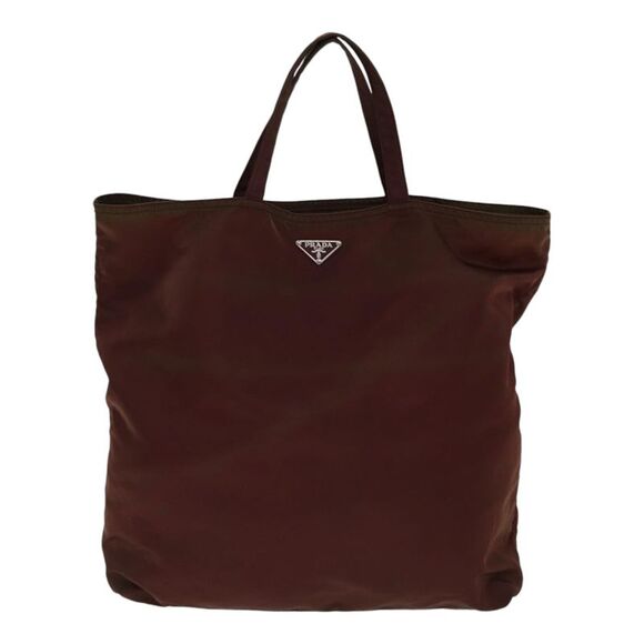 Prada Robot Brown Synthetic Tote Bag (Pre-Owned) - Picture 2 of 16